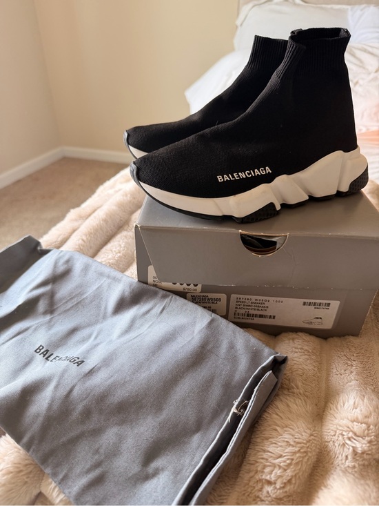 Balenciaga Shoes - Balenciaga Black Speed Runners